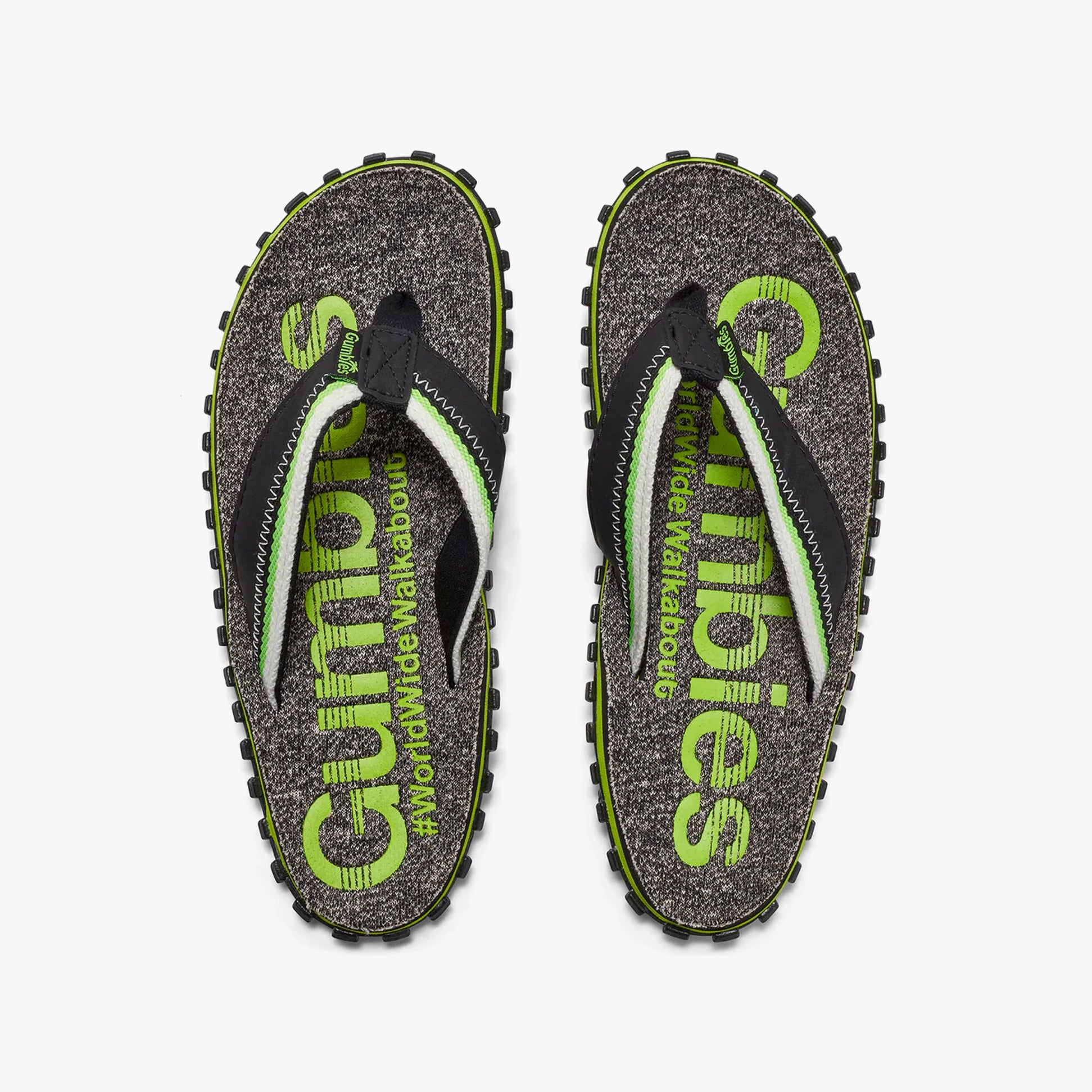 Gumbies CAIRNS Mens Recycled Flip-Flops Lime