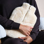 House of Slippers CLARA Faux Fur Hot Water Bottle Cover Cream