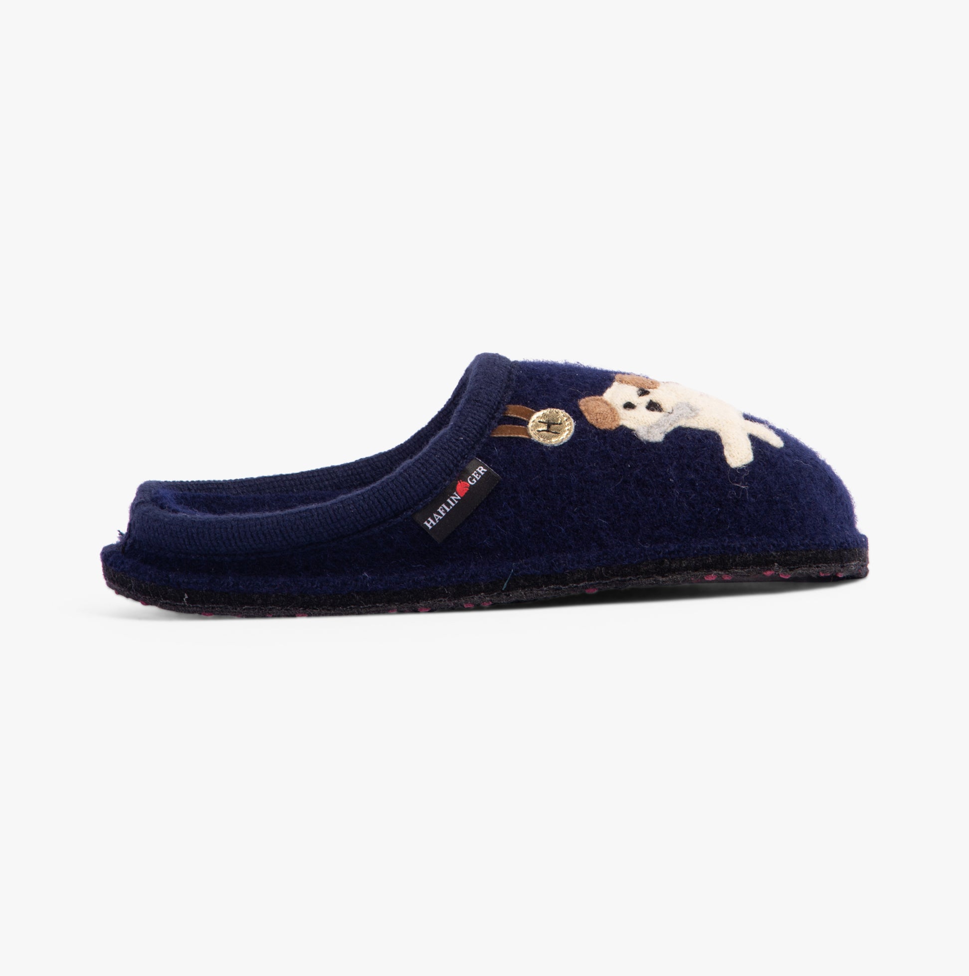 Haflinger FIDO Womens Slippers Navy