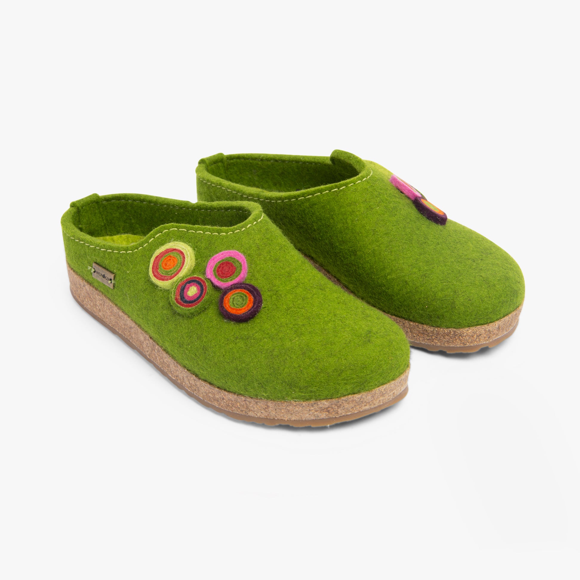 Haflinger KANON Womens Slippers Green