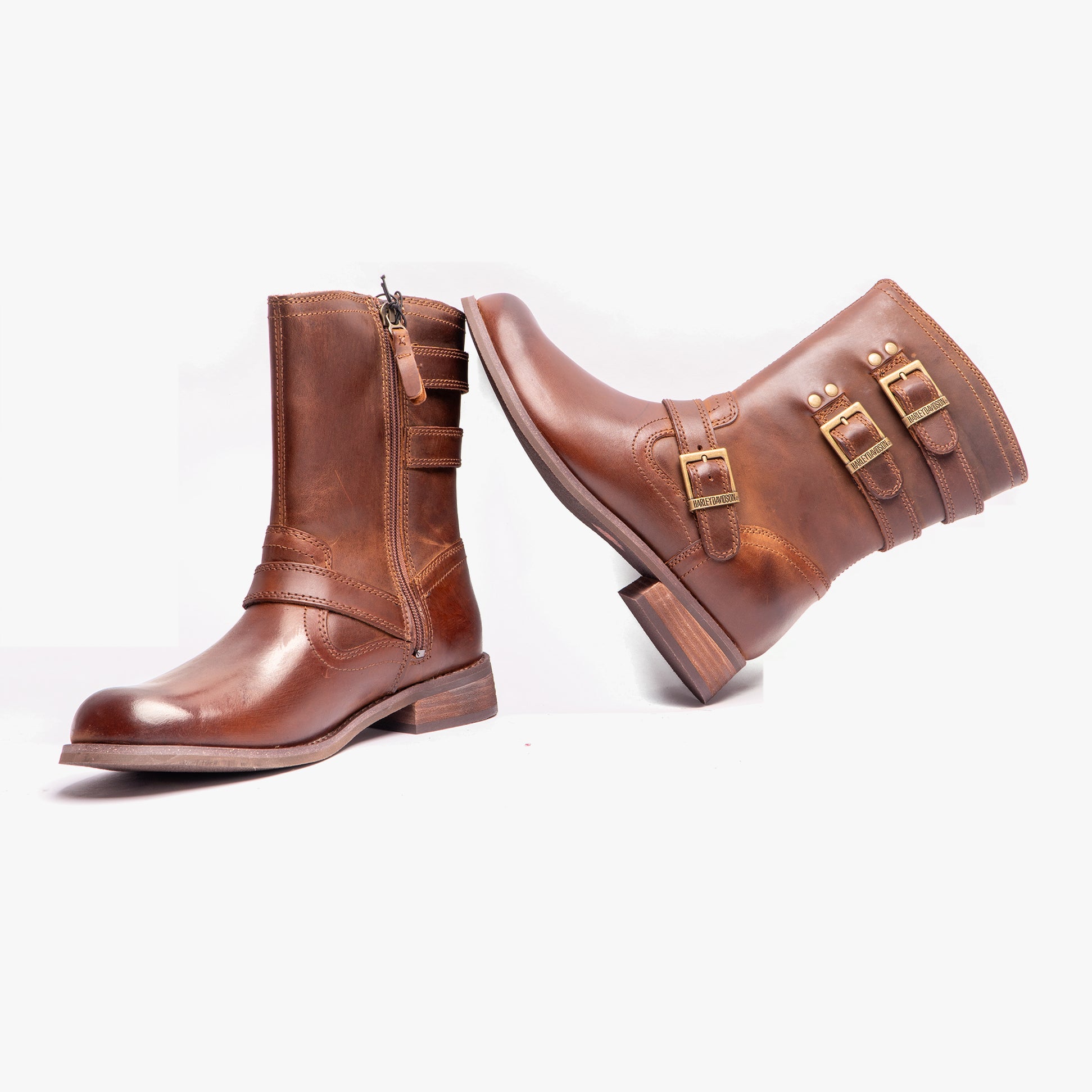 Harley Davidson DORILEE 7 ENGINEER Womens Engineer Boots Wheat