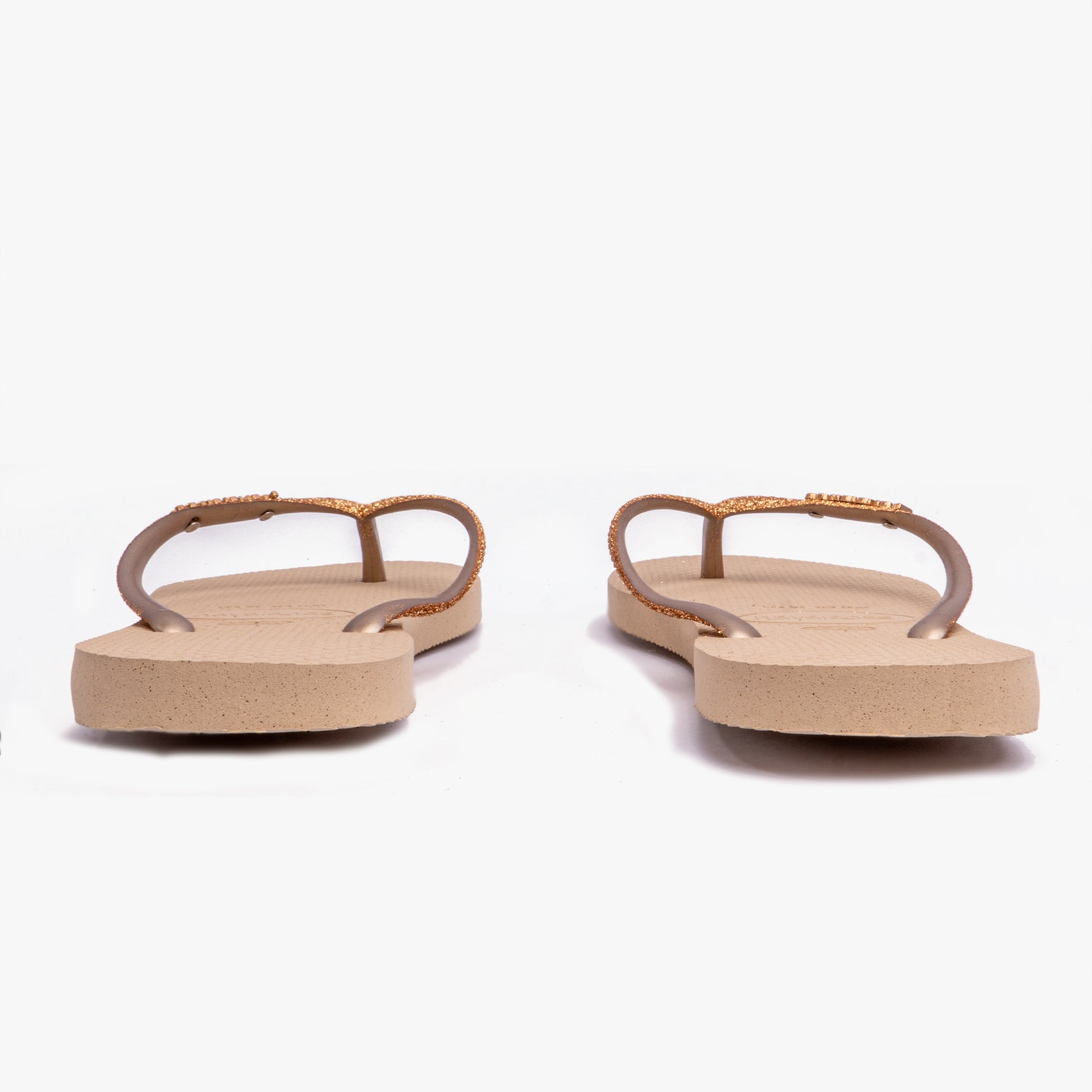Havaianas SLIM GLITTER II Womens Flip-Flop Sandals Sand/Golden Light Metallic