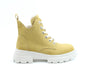 Heavenly Feet CLEA Womens Lace Ankle Boots Mustard