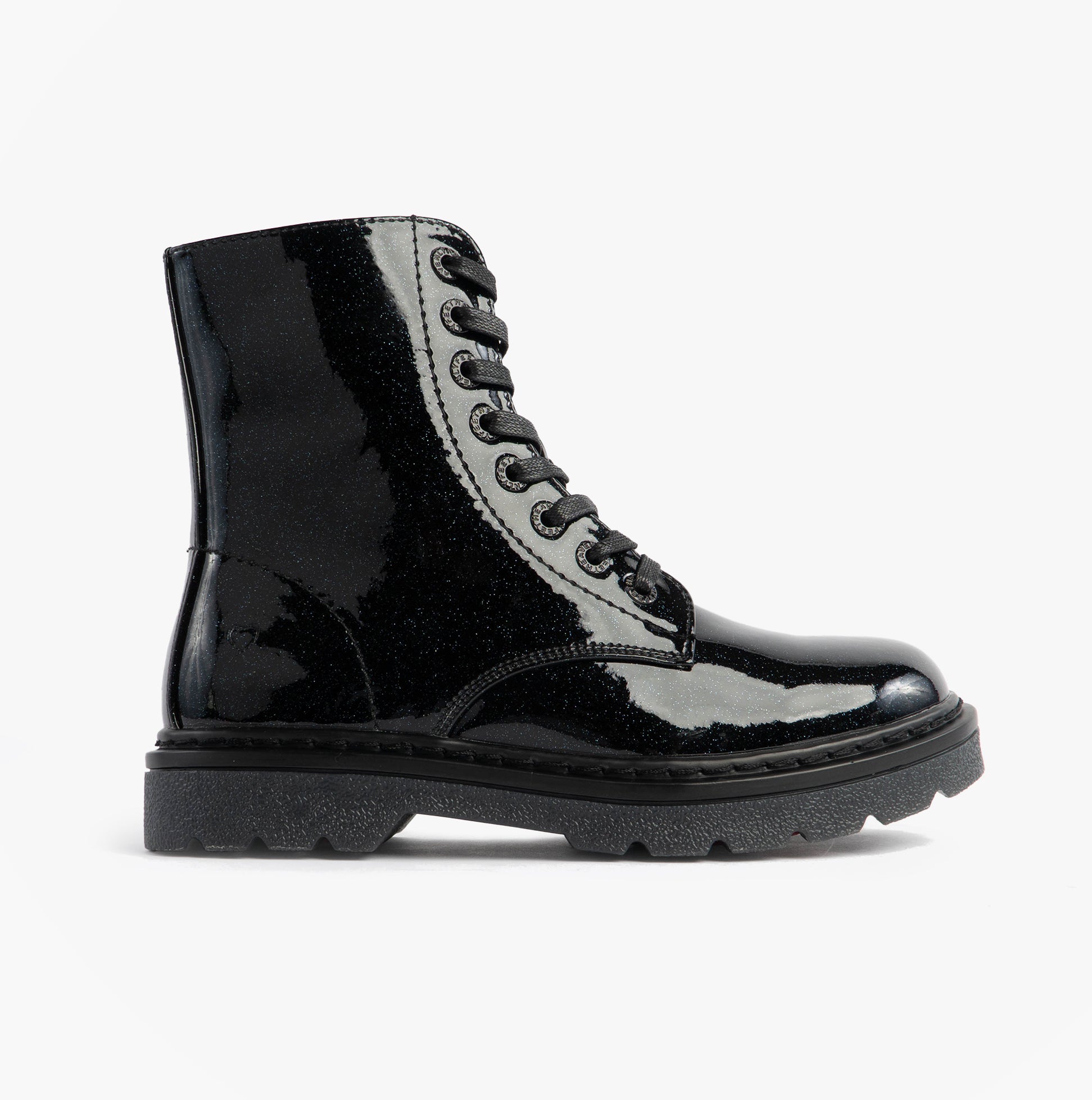 Heavenly Feet JUSTINA2 GLITTER Womens Ankle Boots Black Glitter