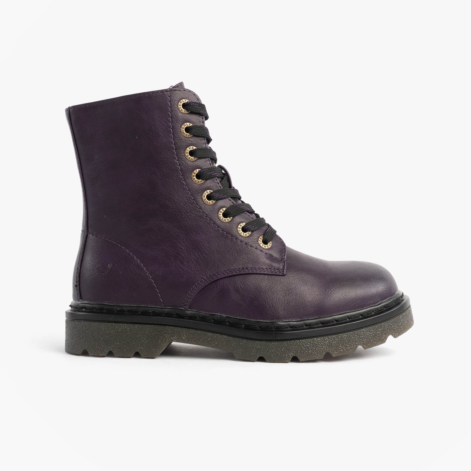 Heavenly Feet JUSTINA2 Womens Ankle Boots Purple