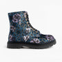 Heavenly Feet MDNGHT JUSTINA2 VIOLA VELOUR Womens Ankle Boots Midnight