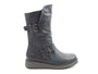 Heavenly Feet HANNAH4 Womens Mid Calf Boots Navy