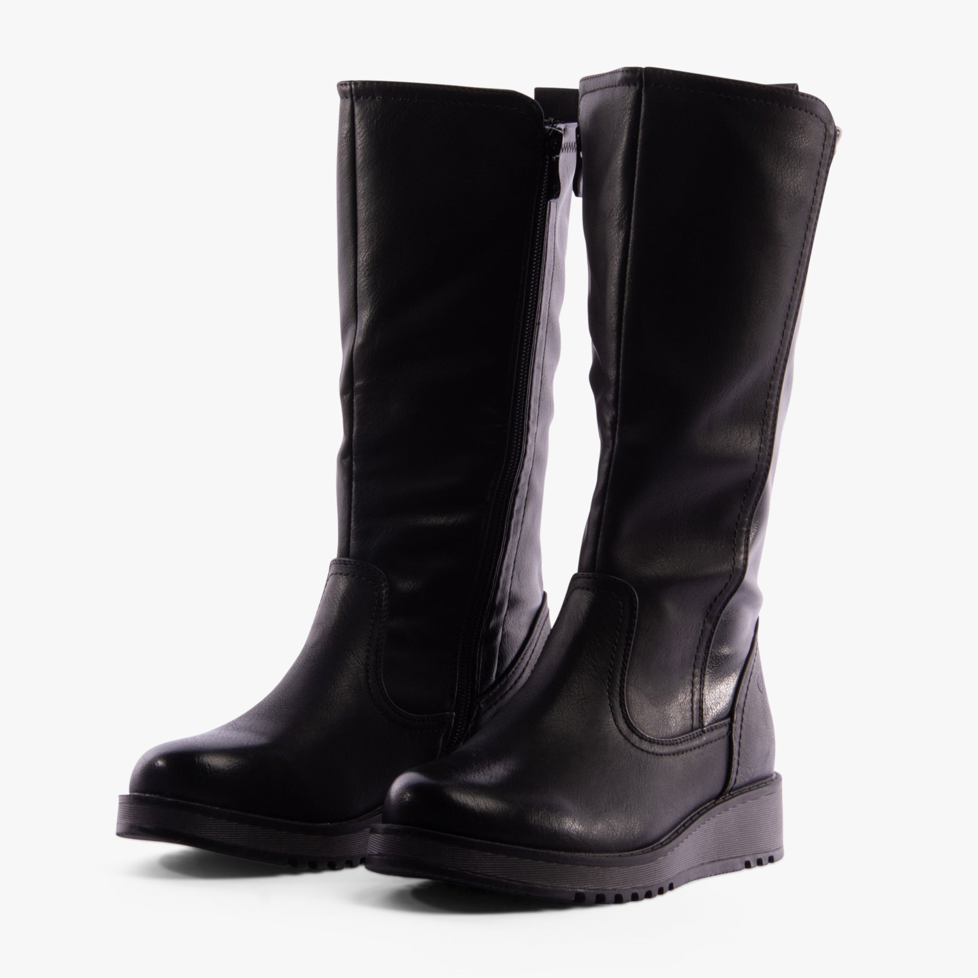 Heavenly Feet LUNA Womens Tall Boots Black