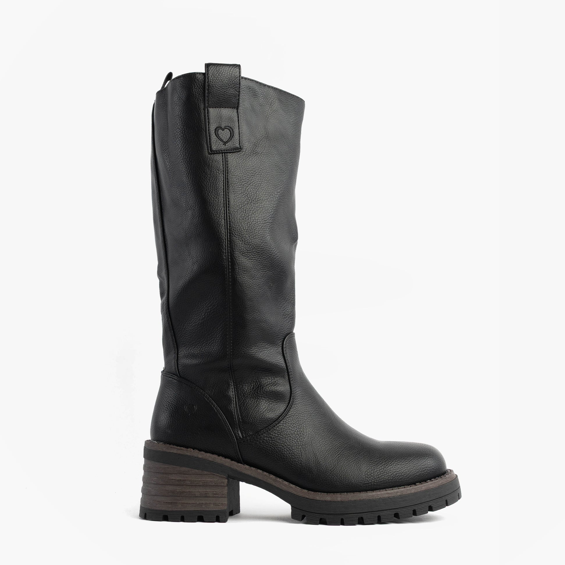 Heavenly Feet EVELINA Womens Long Boots Black