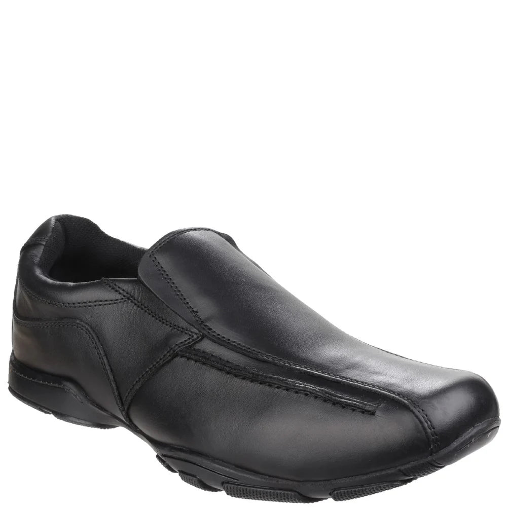 Hush Puppies BESPOKE SENIOR Boys Shoes Black