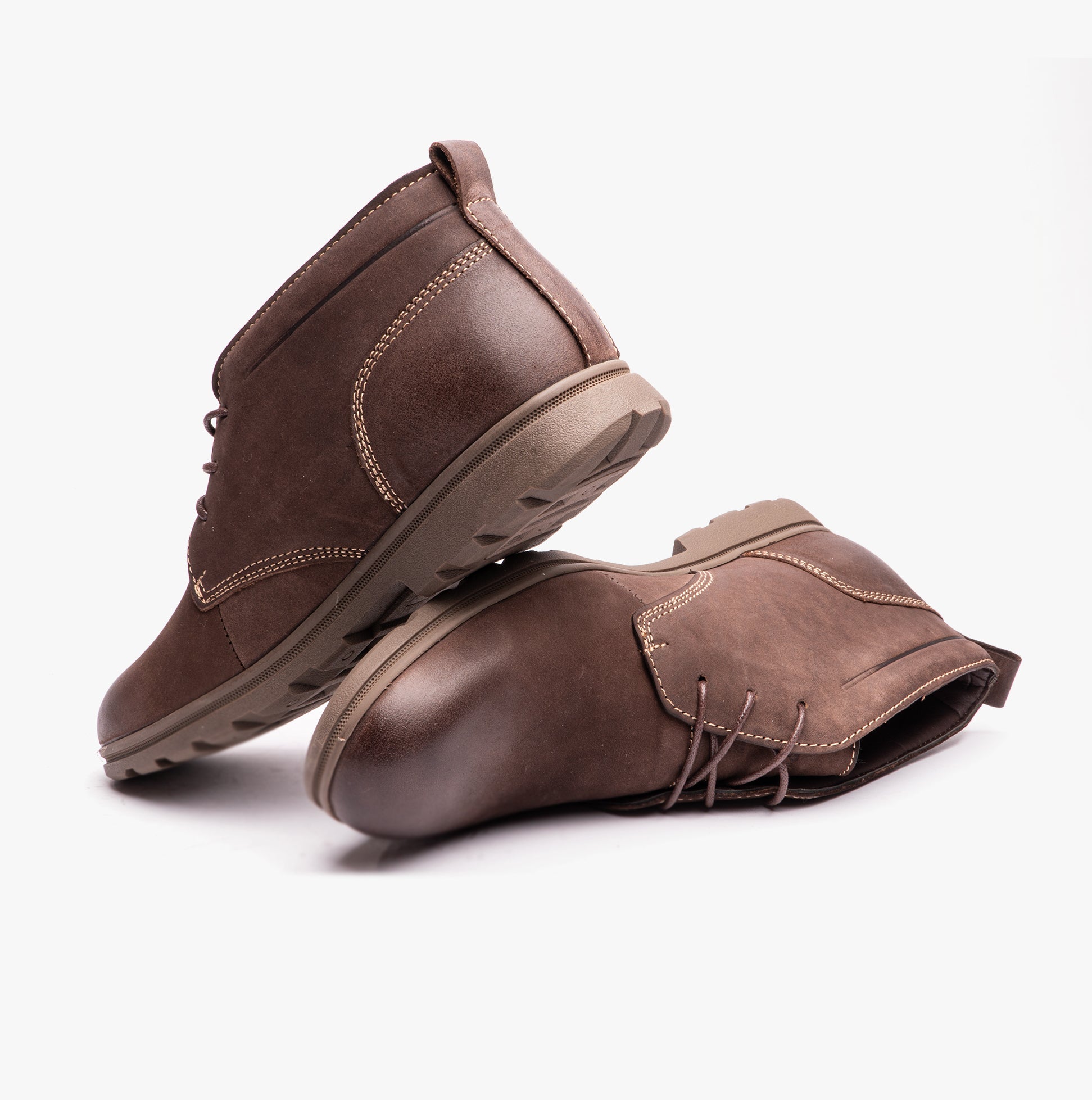 Hush Puppies TYSON Mens Boots Brown