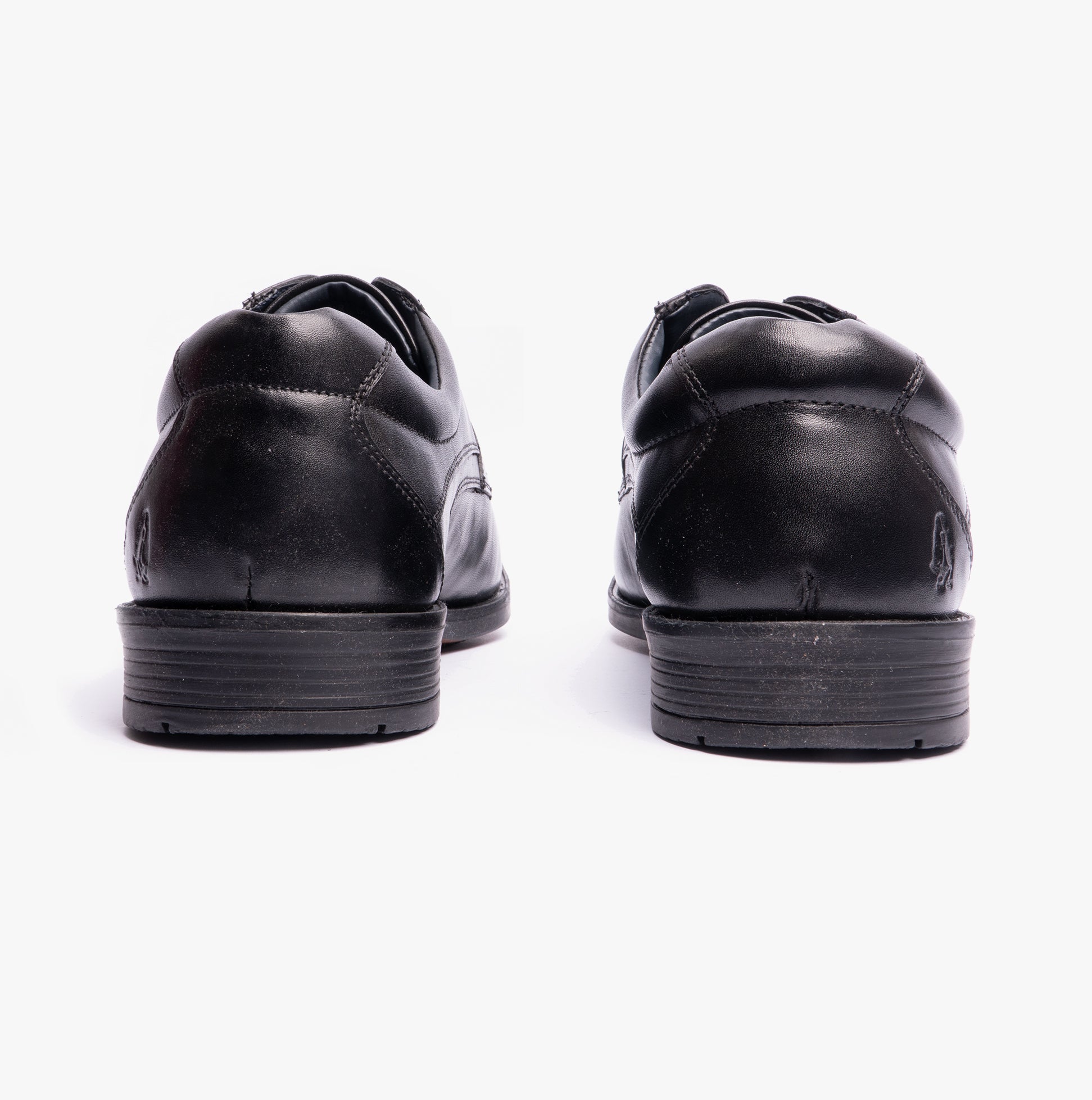 Hush Puppies BRANDON Mens Leather Formal Shoes Black