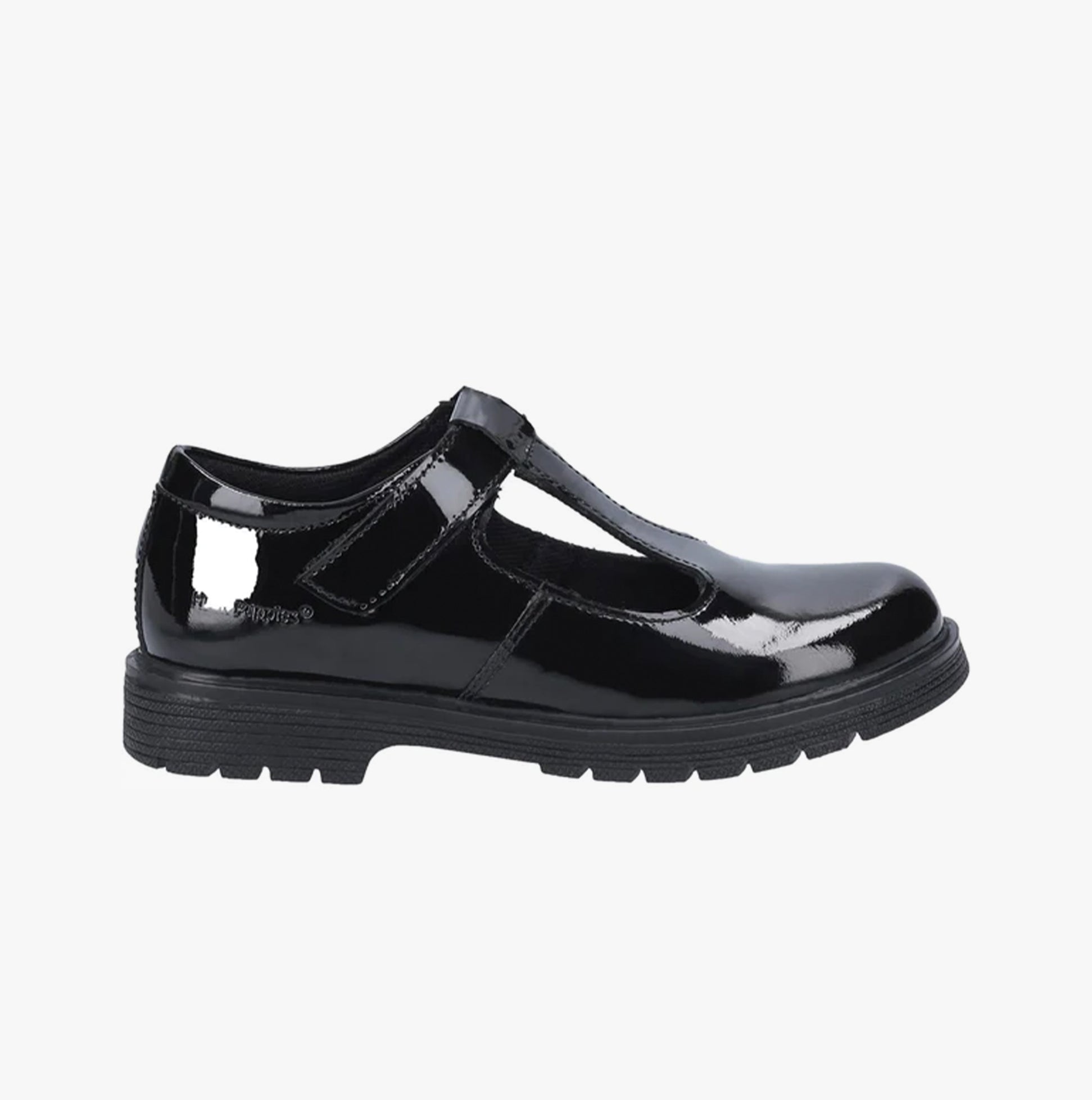 Hush Puppies GRACIE Girls Shoes Patent Black