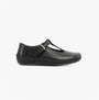 Hush Puppies ELIZA Girls Leather School Shoes Black