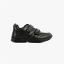 Hush Puppies LEVI INFANT Boys Leather School Shoes Black