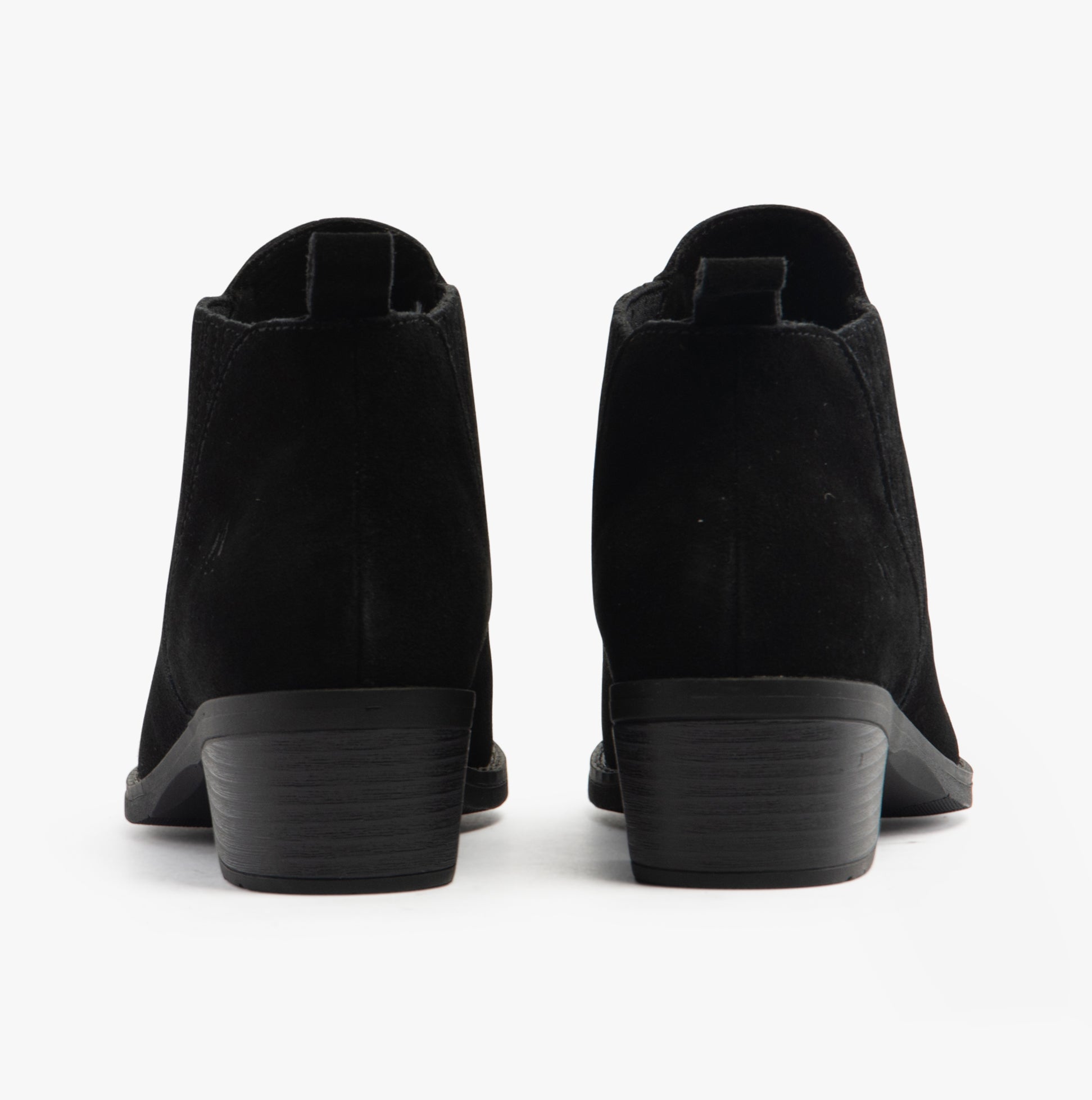 Hush Puppies ISOBEL Womens Leather Ankle Boots Black