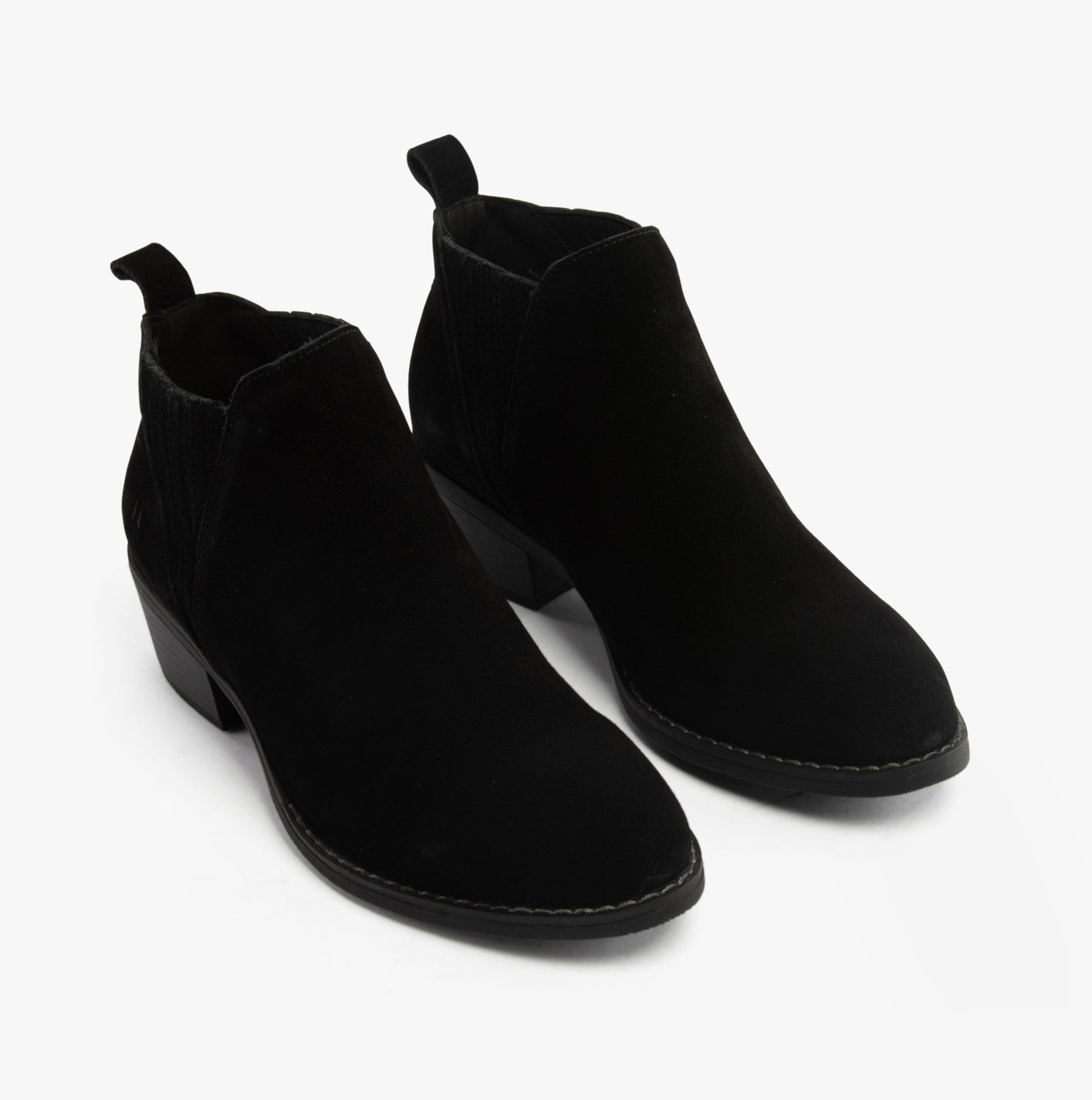 Hush Puppies ISOBEL Womens Leather Ankle Boots Black