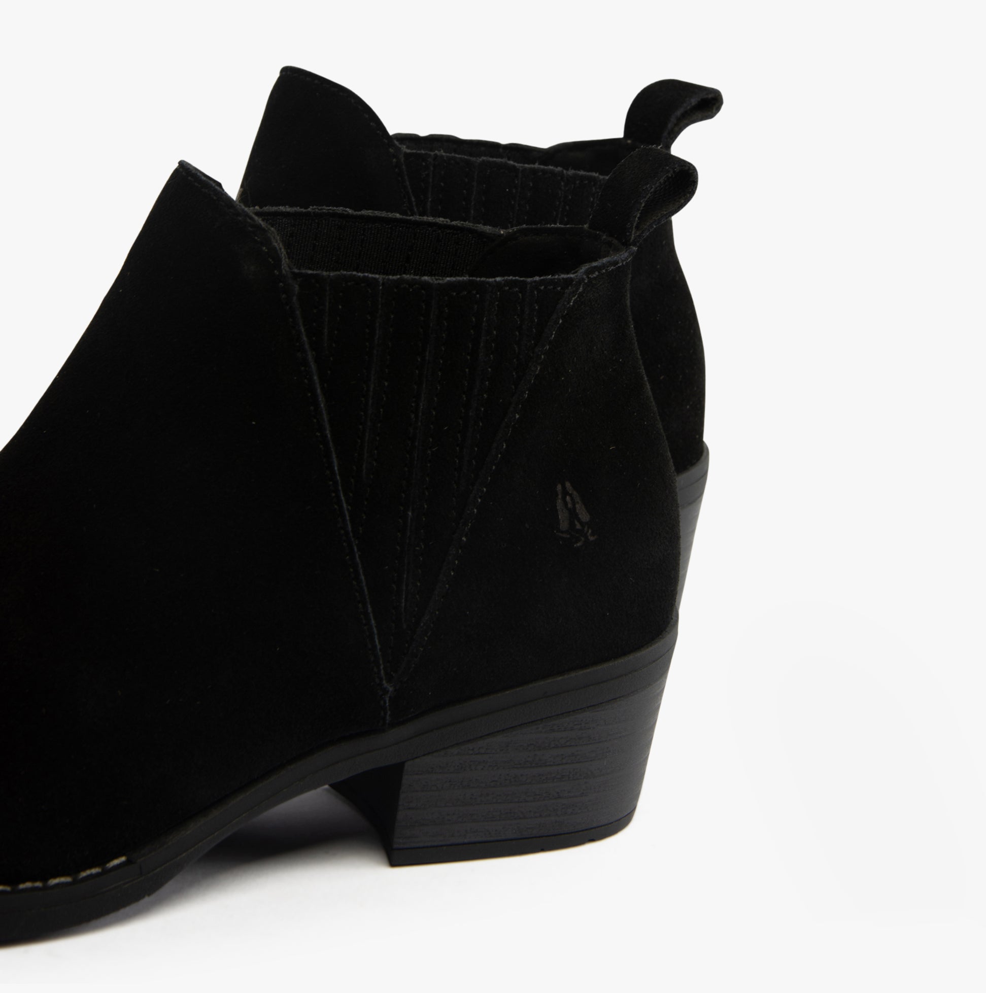 Hush Puppies ISOBEL Womens Leather Ankle Boots Black