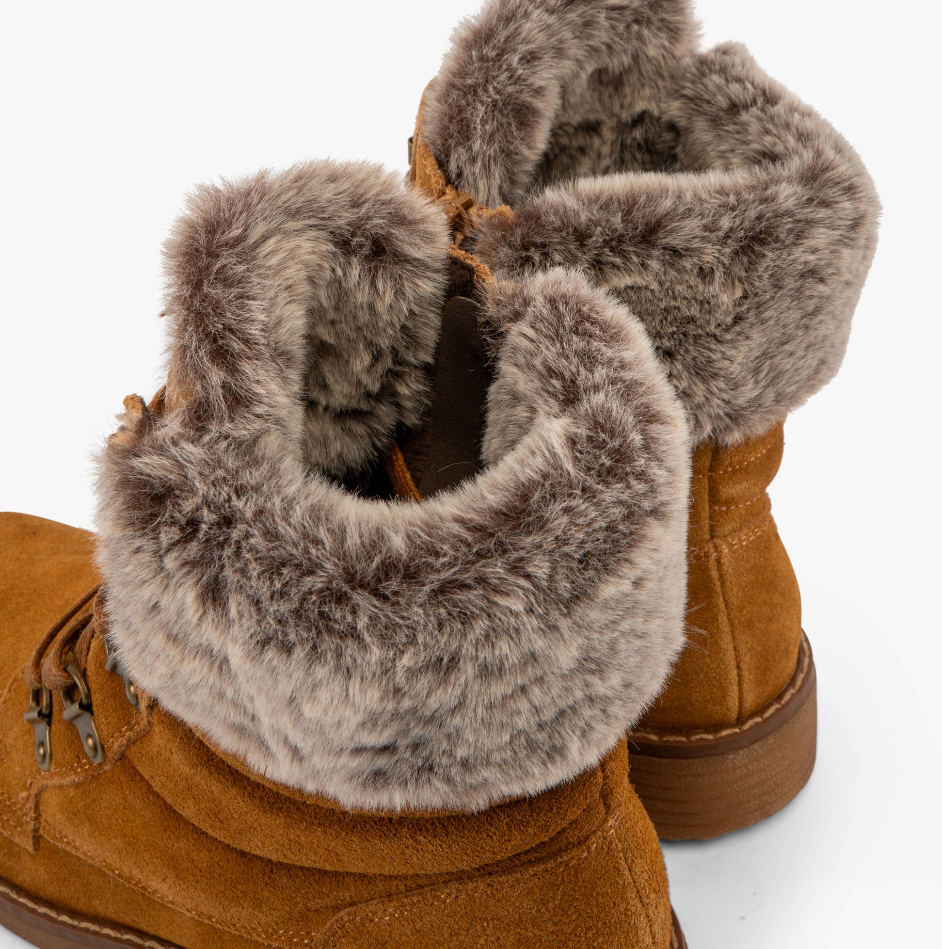 Hush Puppies FLORENCE Womens Leather Ankle Boots Tan