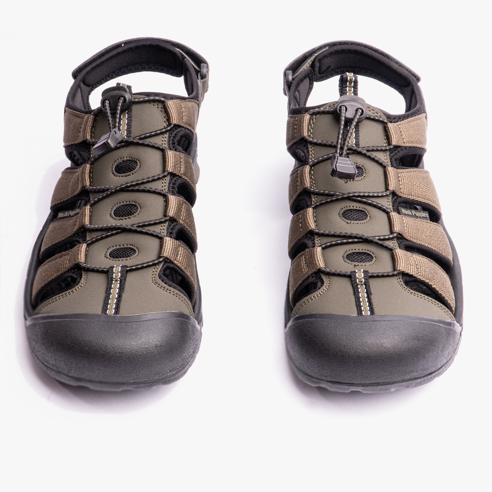 Hush Puppies PERU Mens Sandals Khaki