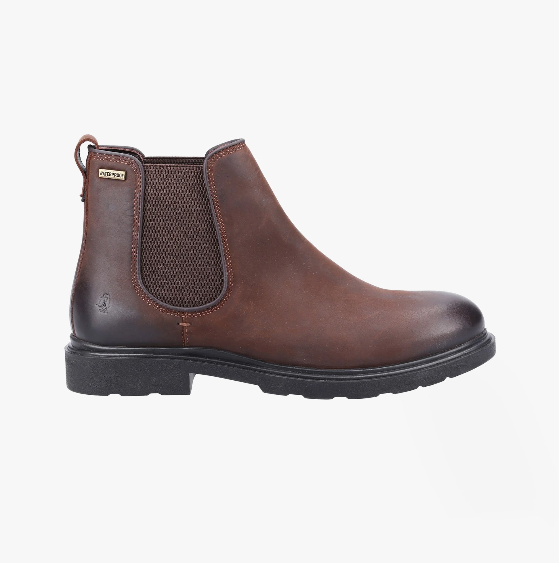 Hush Puppies PRESTON Mens Chelsea Boots Brown