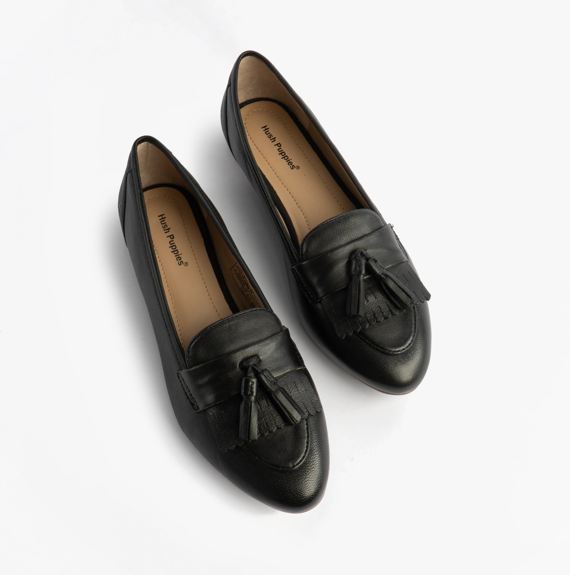 Hush Puppies MARISSA TASSEL Womens Loafers Black