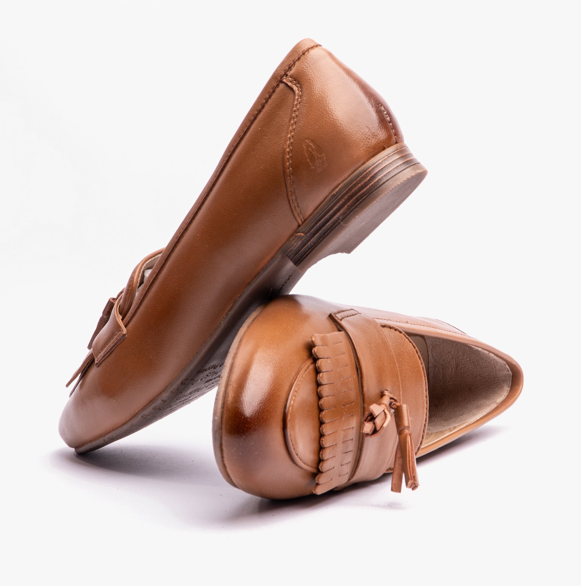 Hush Puppies MARISSA TASSEL Womens Loafers Tan