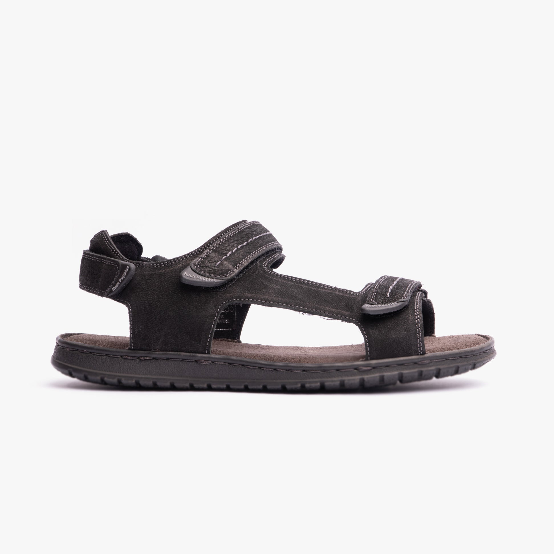 Hush Puppies NEVILLE QUARTER STRAP Mens Sandals Black