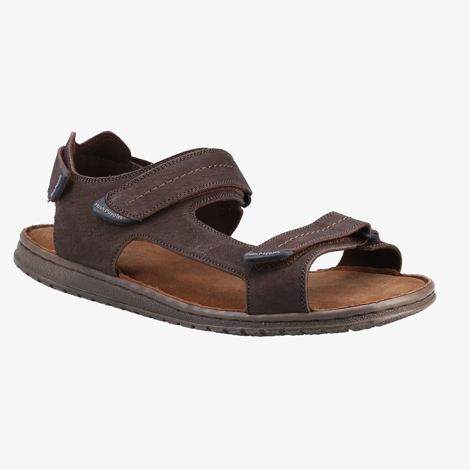 Hush Puppies NEVILLE QUARTER STRAP Mens Sandals Brown