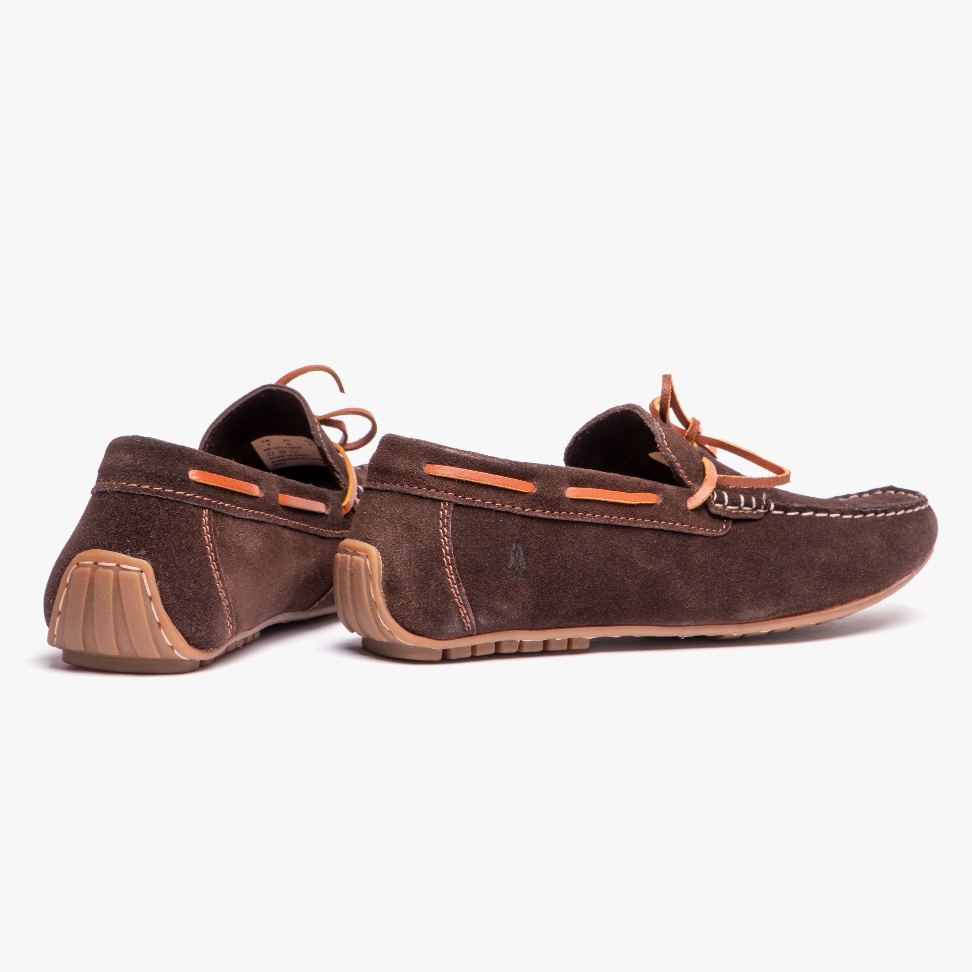 Hush Puppies REUBEN Mens Boat Shoes Brown