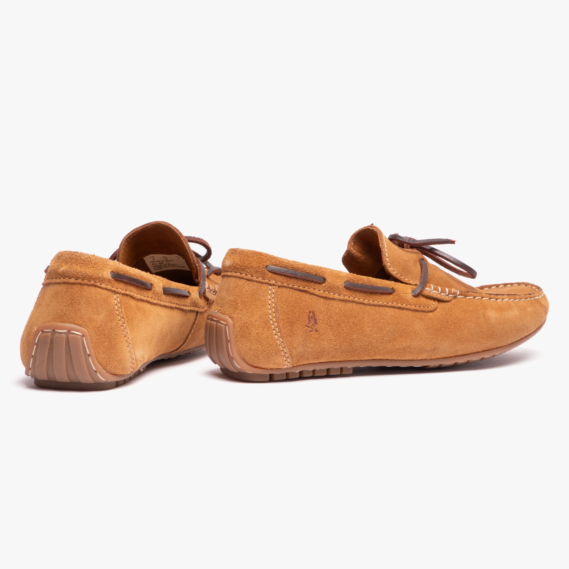 Hush Puppies REUBEN Mens Boat Shoes Tan