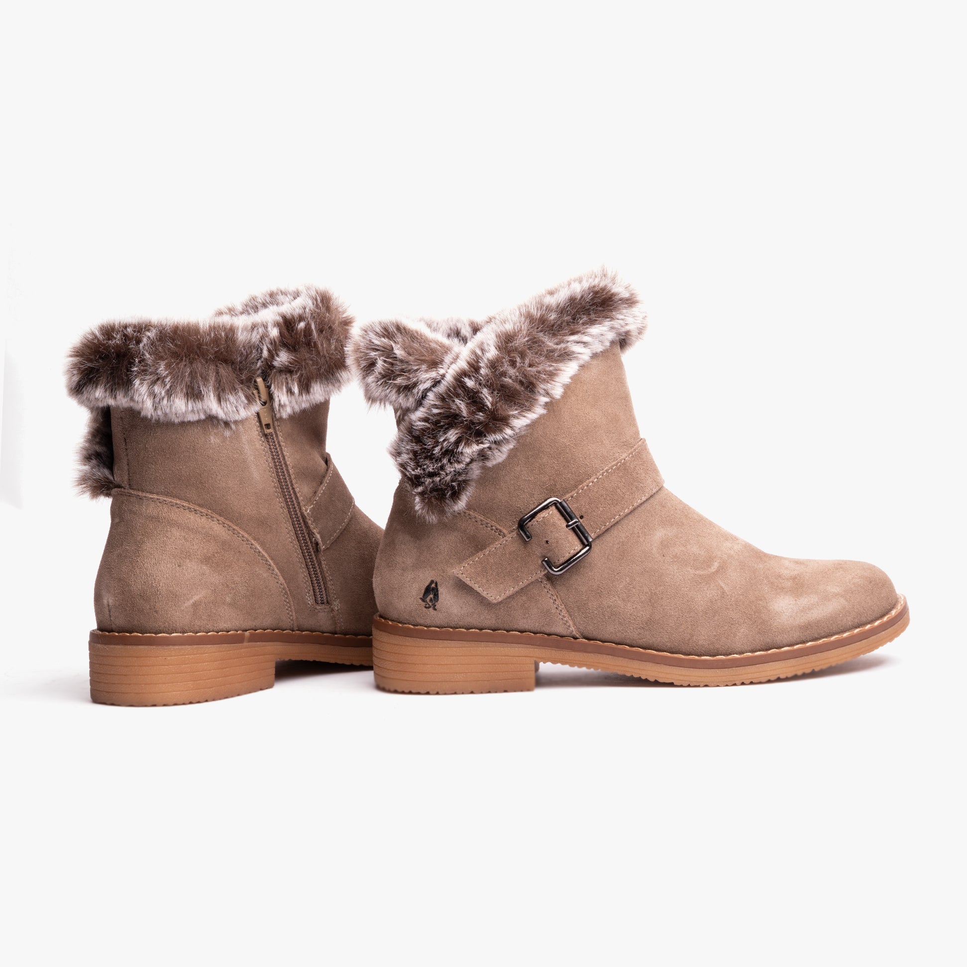 Hush Puppies HANNAH Womens Ankle Boots Taupe