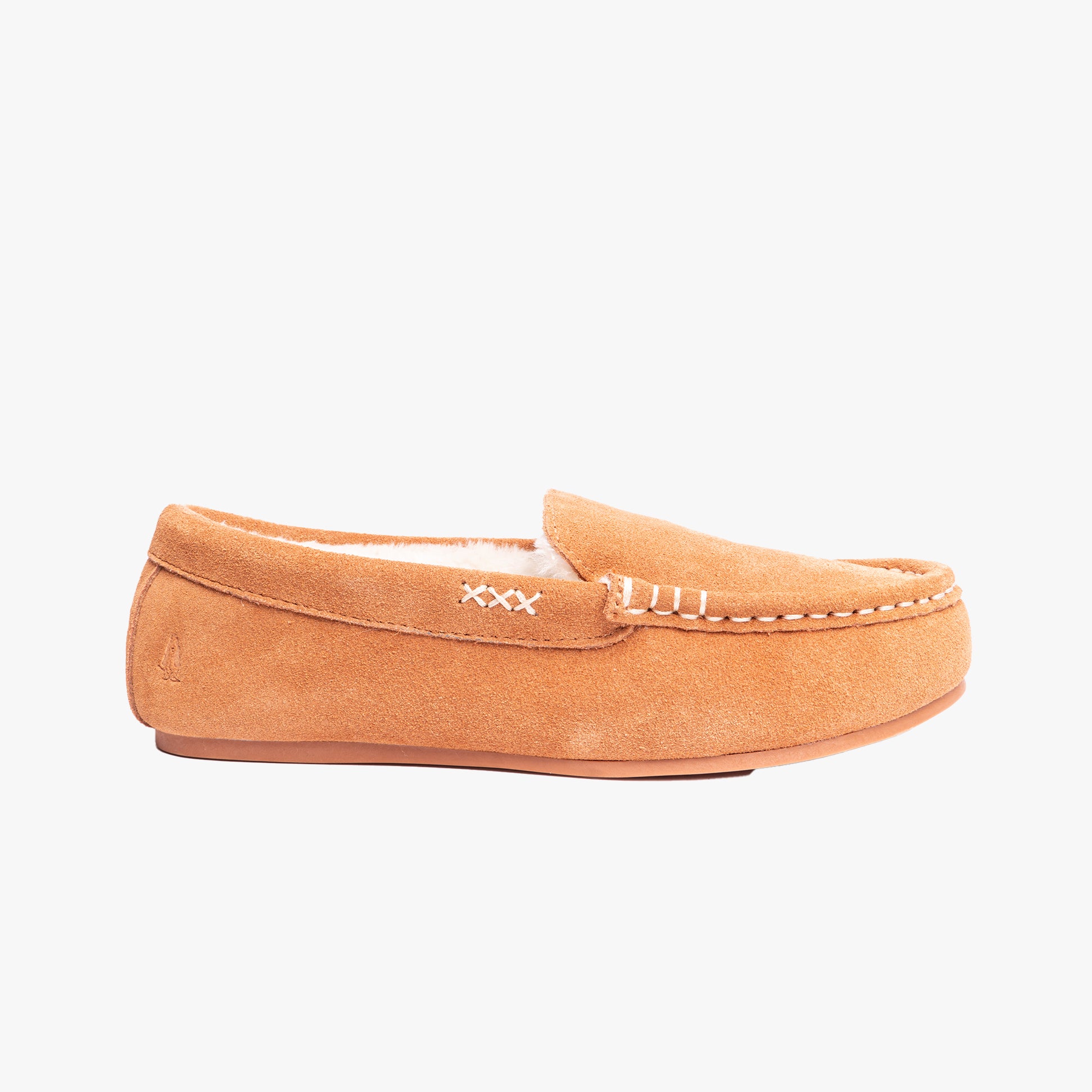 Hush Puppies ANNIE MOCASSIN Classic Womens Slippers Tan