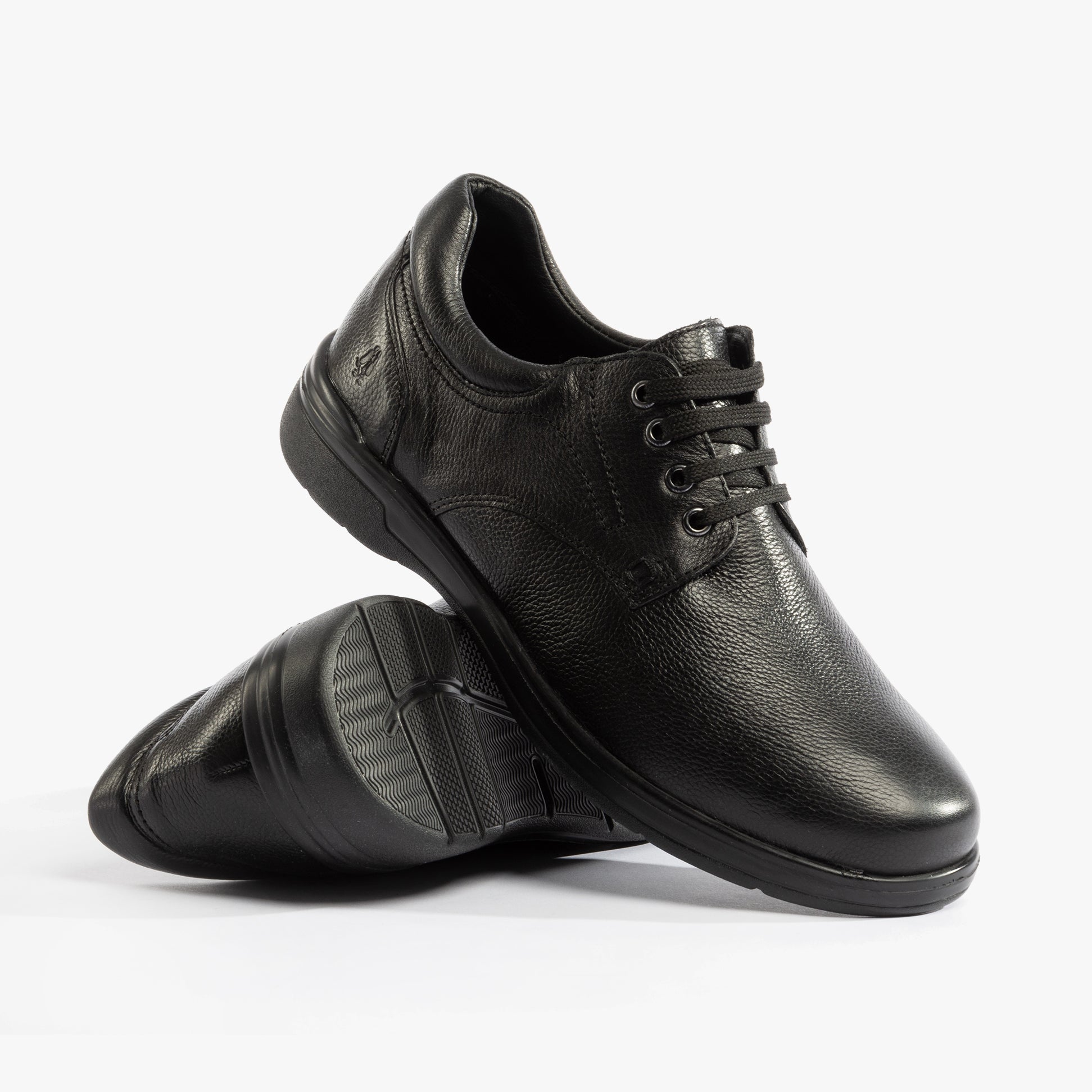 Hush Puppies MARCO Mens Shoes Black