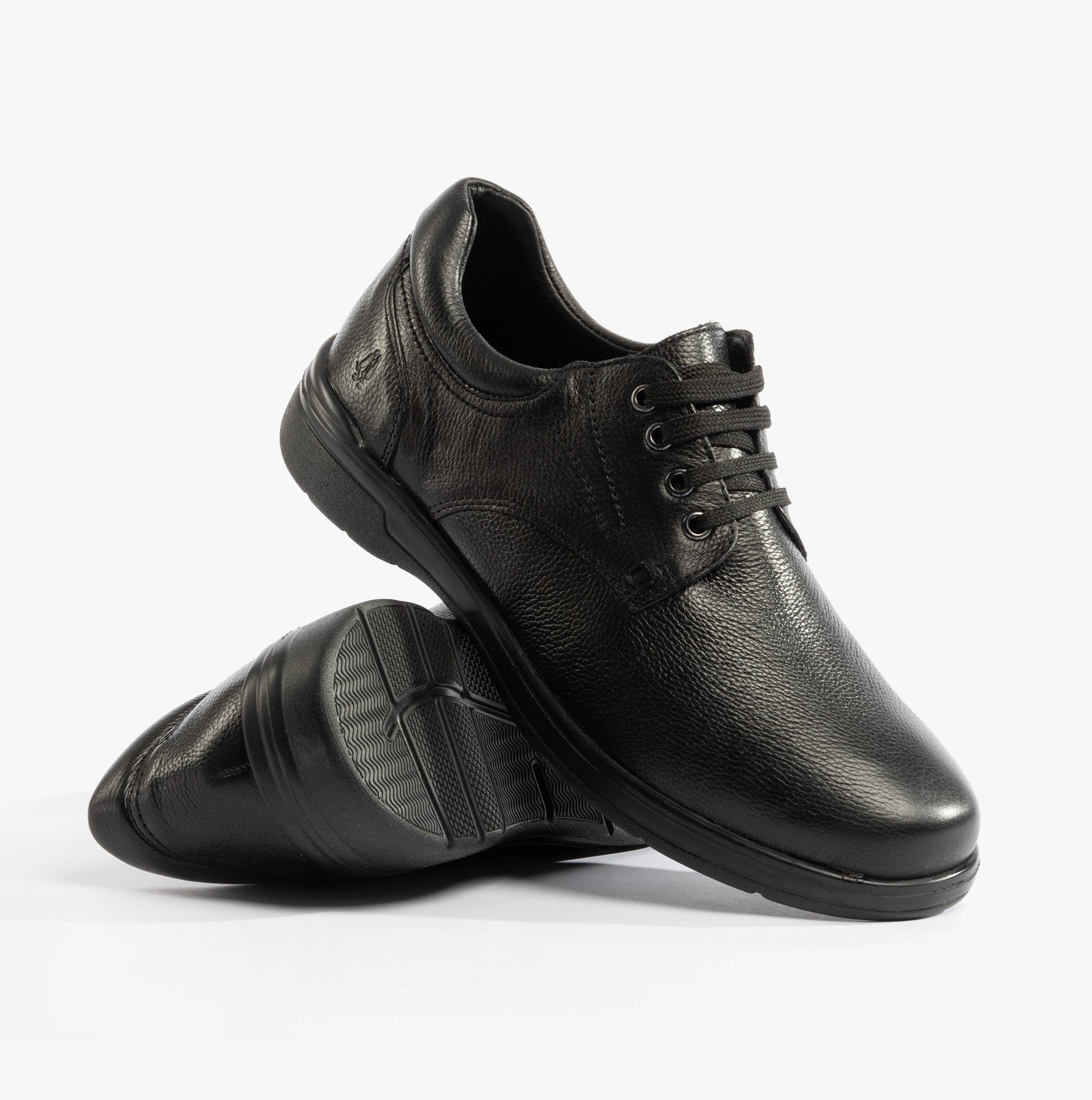 Hush Puppies MARCO Mens Shoes Black