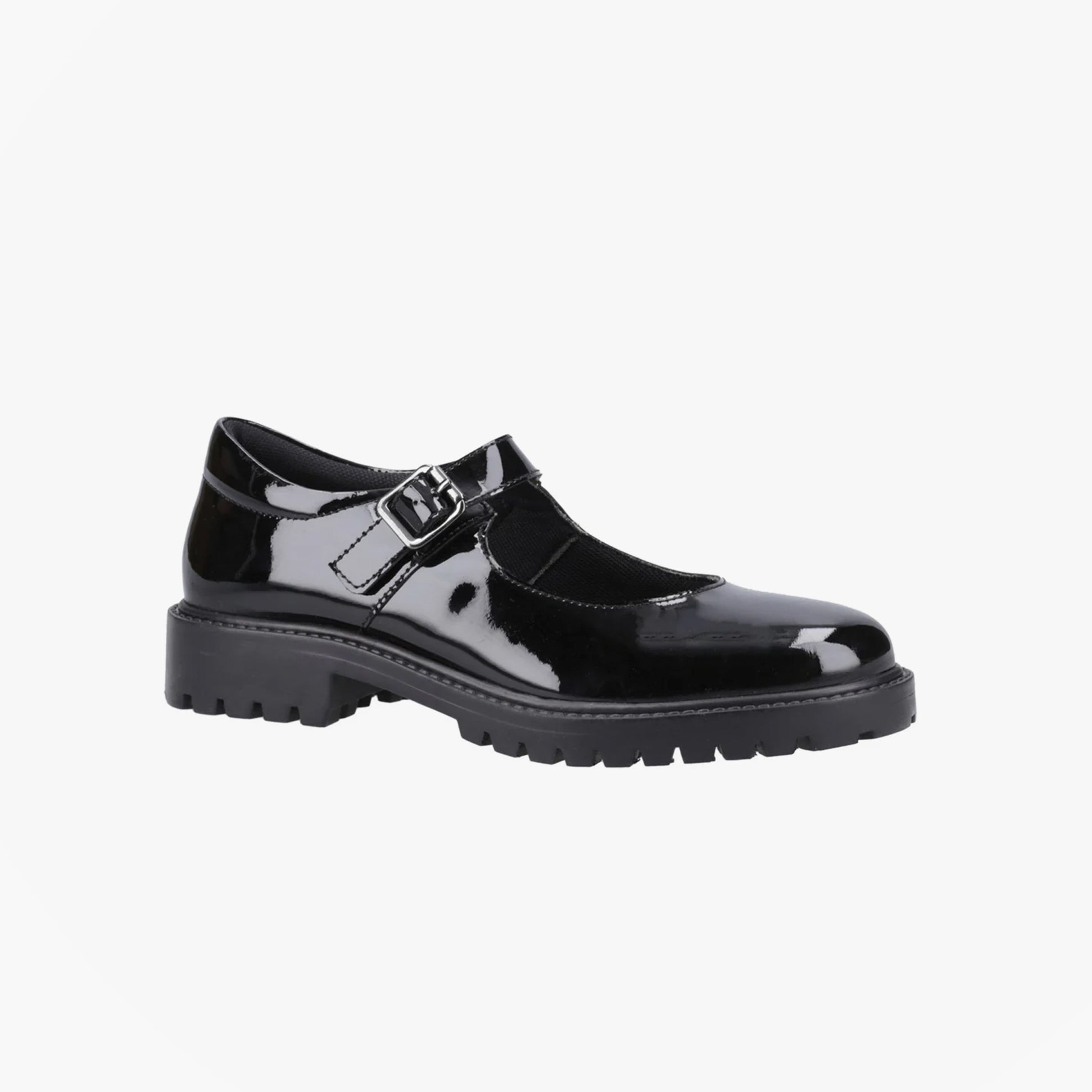 Hush Puppies AURORA PATENT Girls Shoes Black