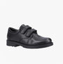 Hush Puppies BARRY Boys Leather School Shoes Black