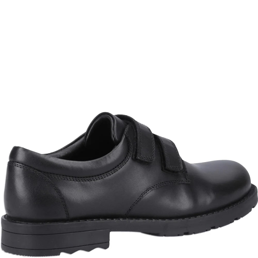 Hush Puppies BARRY Boys School Shoes Black