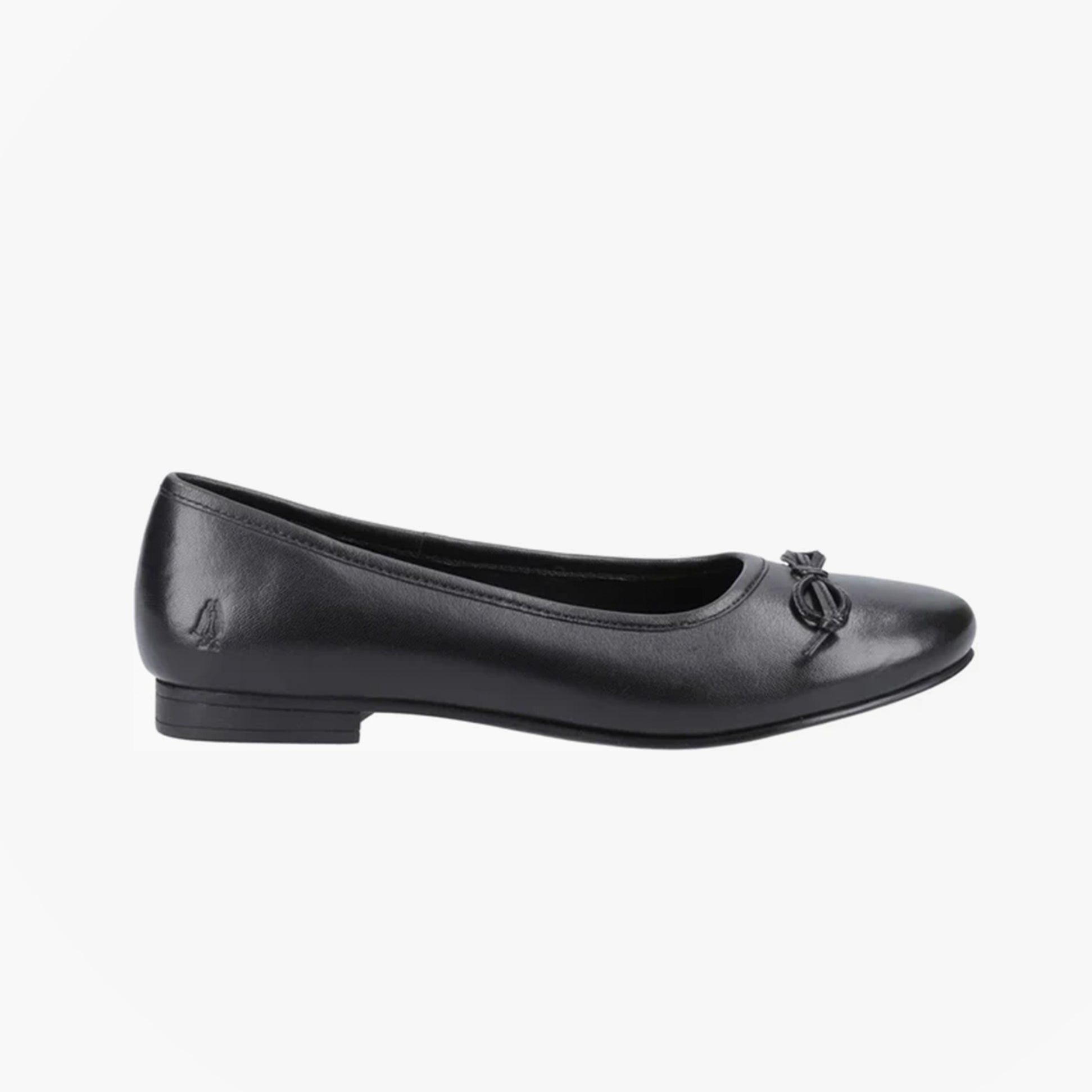 Hush Puppies EVIE Girls Leather School Shoes Black