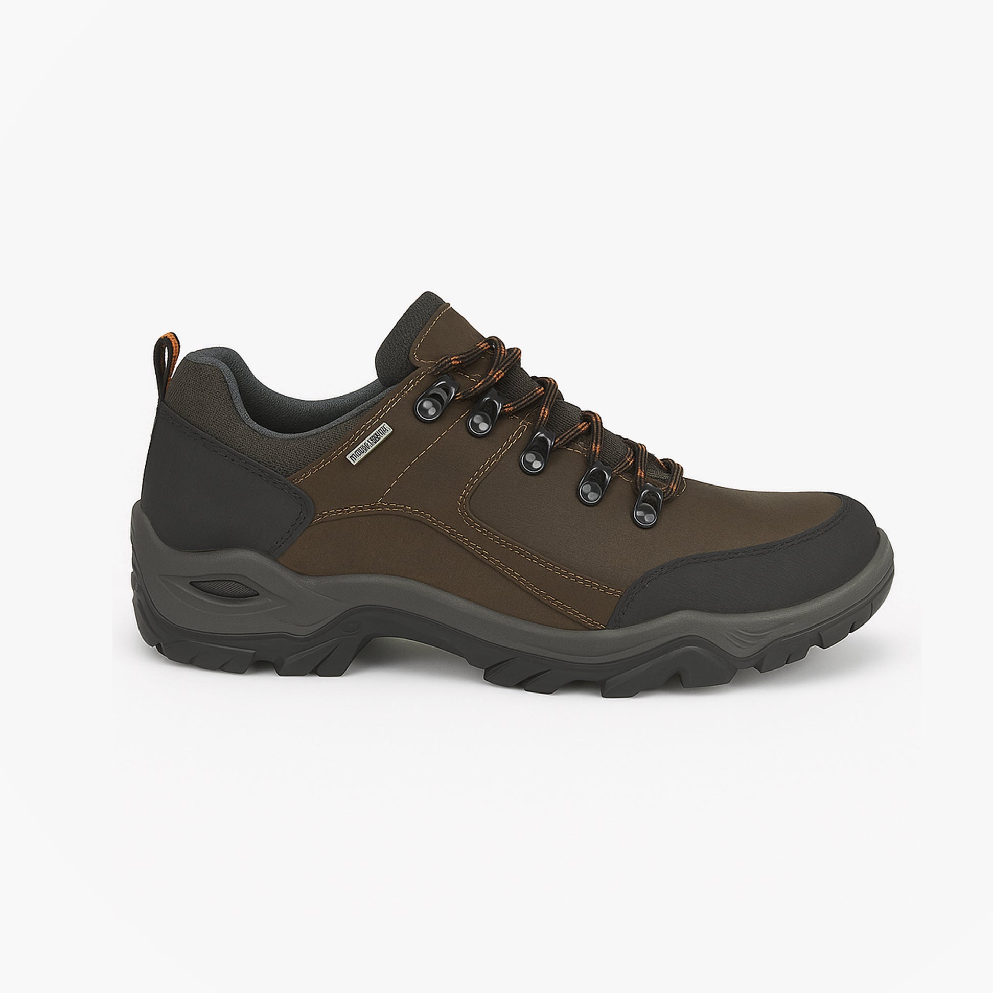 IMAC TERRAIN Mens Leather Trail Shoes Dark Brown