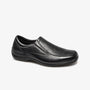 IMAC FINLAY Mens Leather Twin Gusset Loafers Black