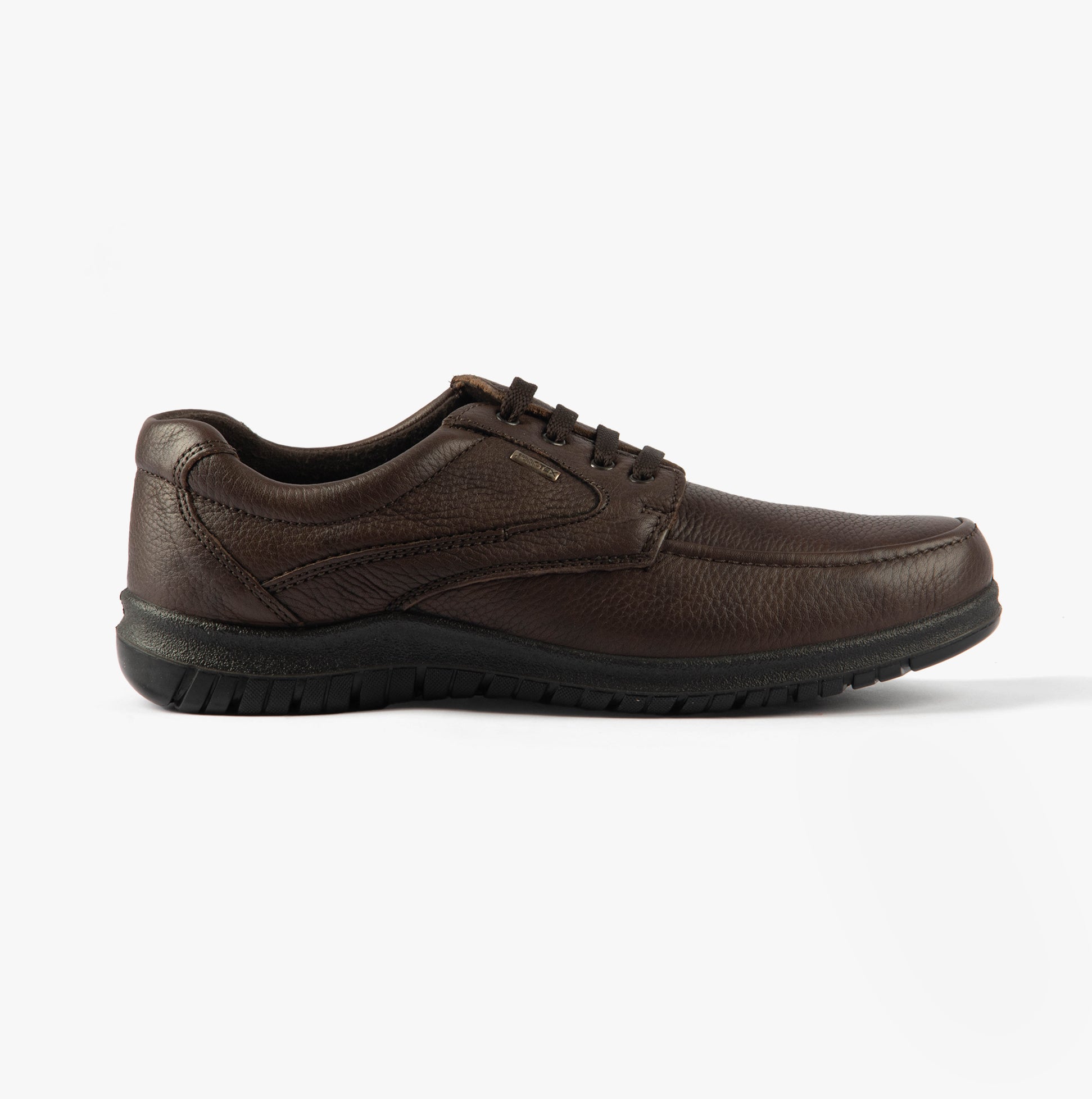 IMAC LENNIE Mens Grain Leather Apron Shoes Brown