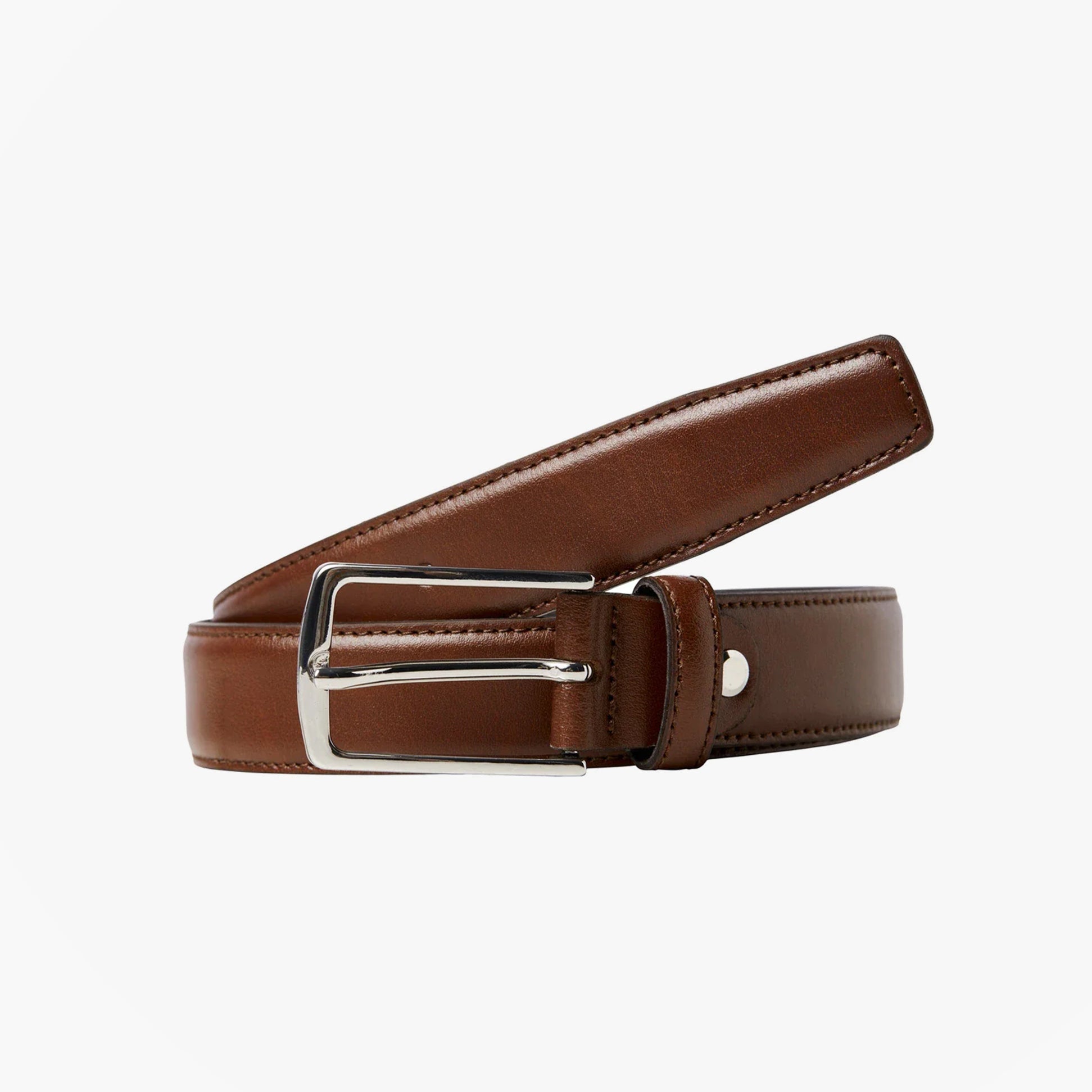 Jack & Jones CHRISTOPHER Mens Belt Cognac