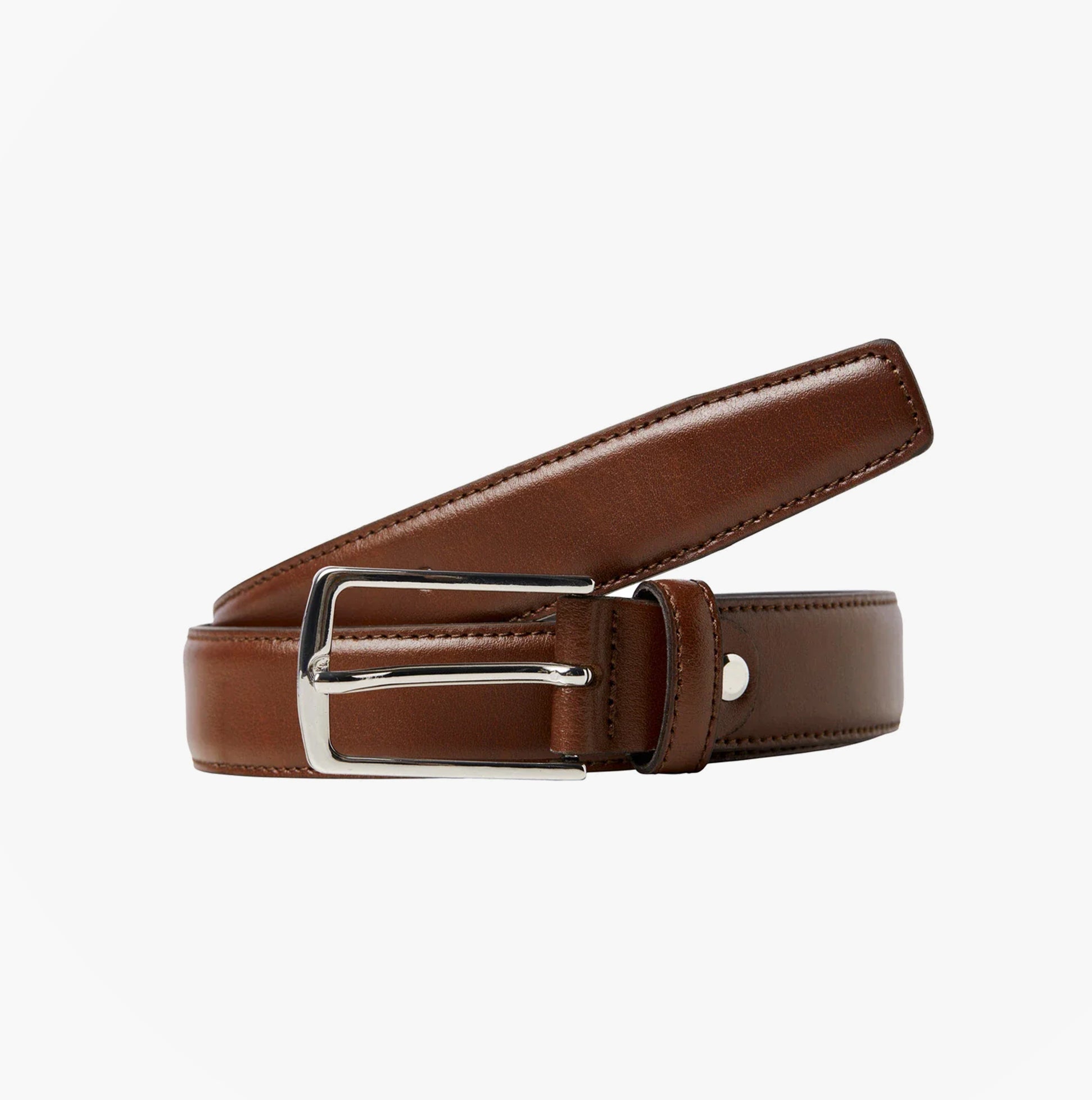 Jack & Jones CHRISTOPHER Mens Belt Cognac