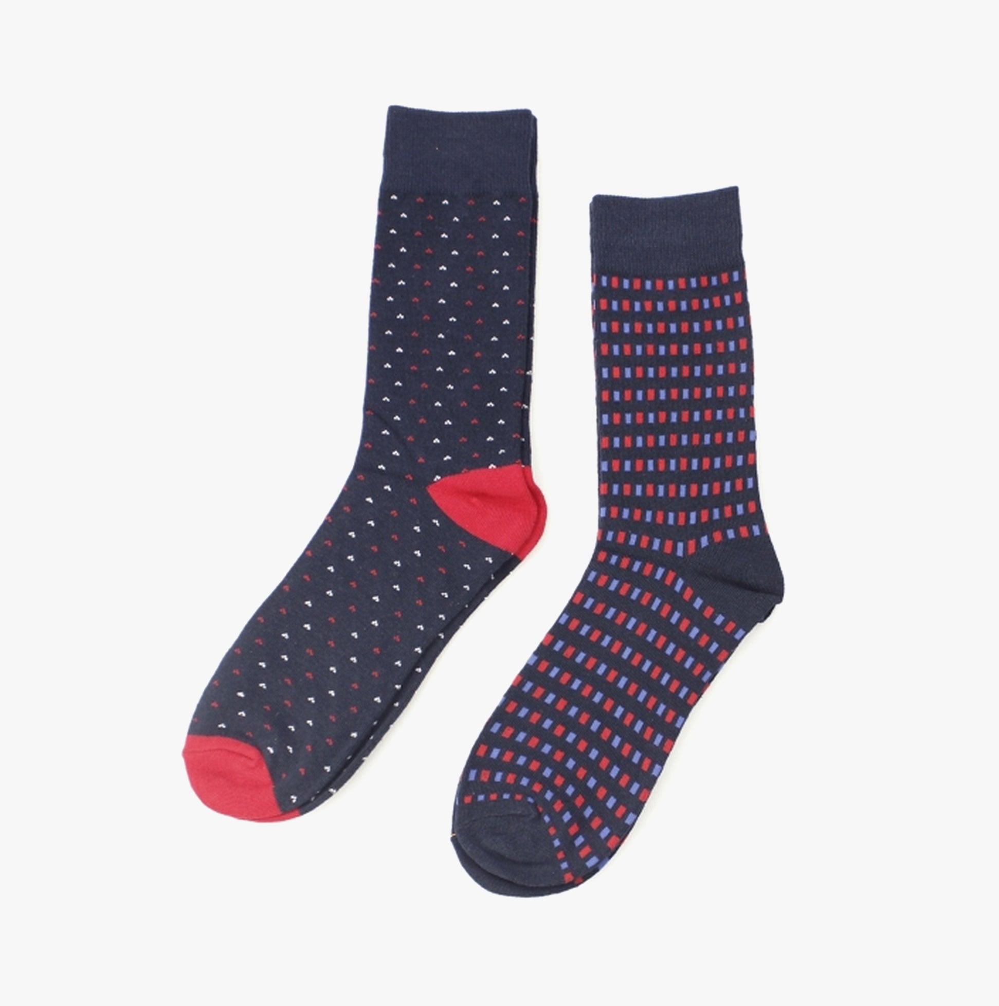 Jack & Jones RAIN Mens 2 Pack Socks Navy Blazer