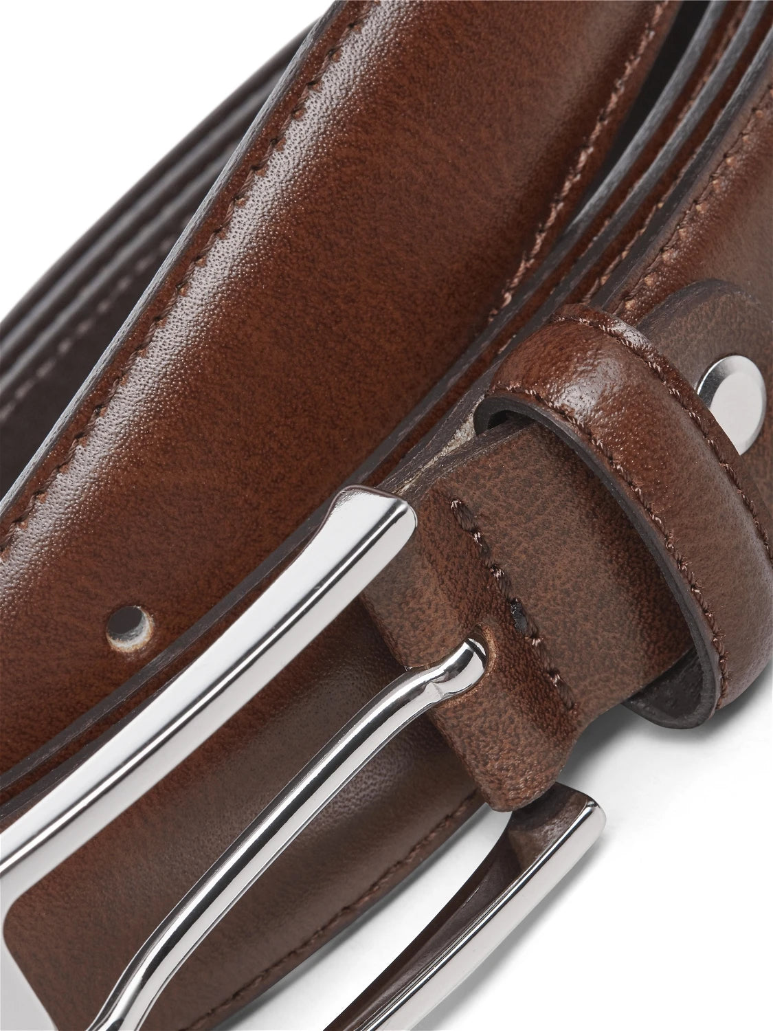 Jack & Jones CHRISTOPHER Mens Belt Cognac