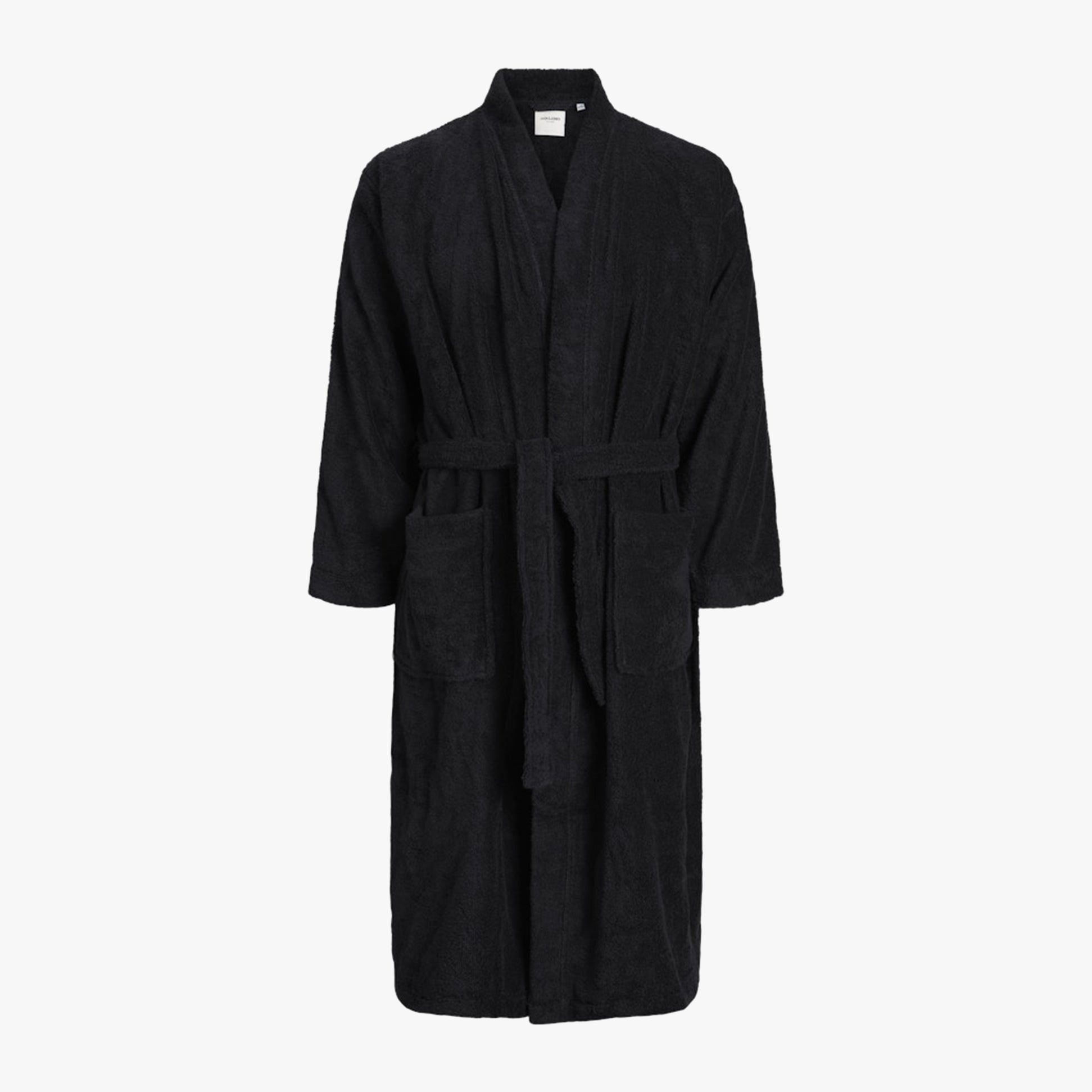 Jack & Jones SOLID Mens Bathrobe Black