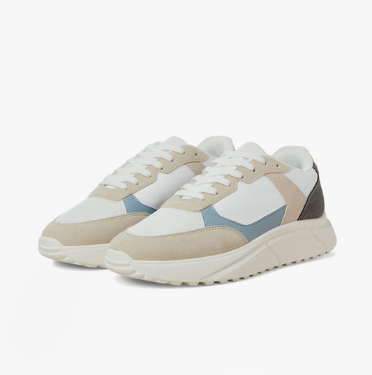 Jack & Jones ASPIRE RUNNER Mens Trainers Moonbeam/Citadel