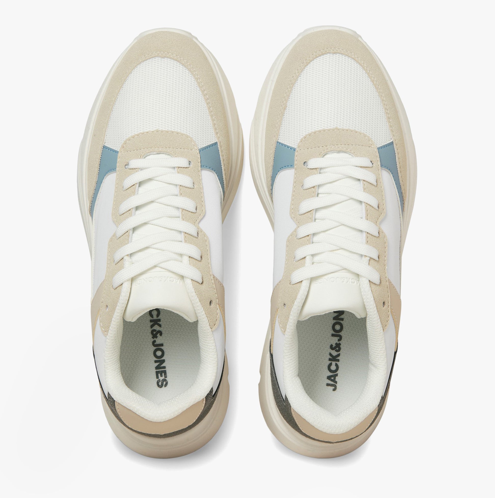 Jack & Jones ASPIRE RUNNER Mens Trainers Moonbeam/Citadel