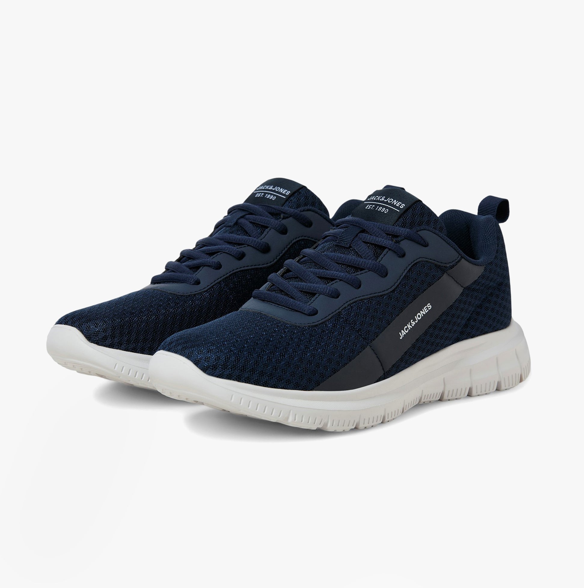 Jack & Jones TAYLOR MESH Mens Trainers Navy Blazer